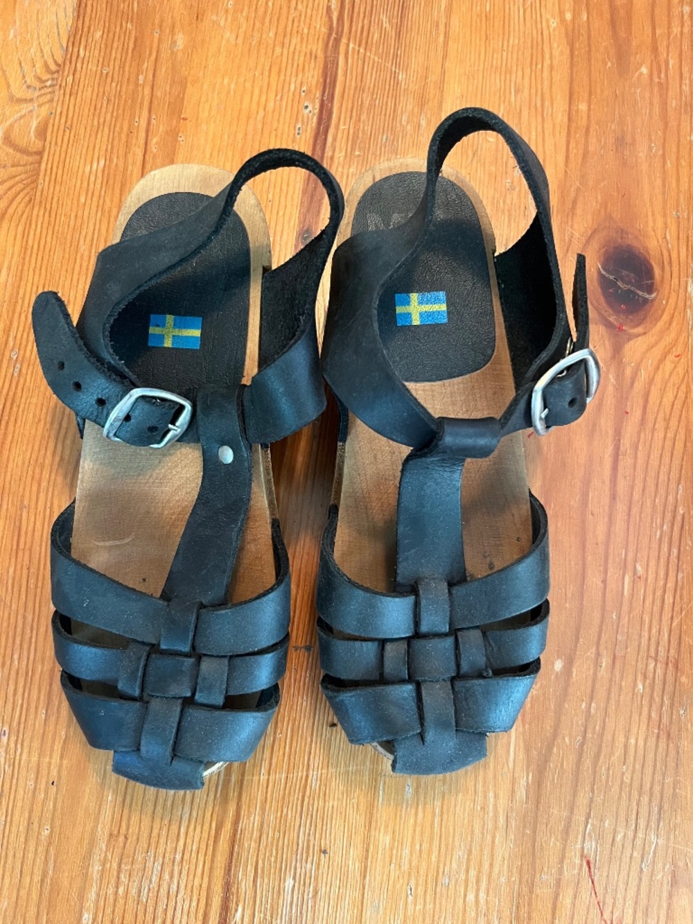 MIA Black Clog Sandals (size 36)